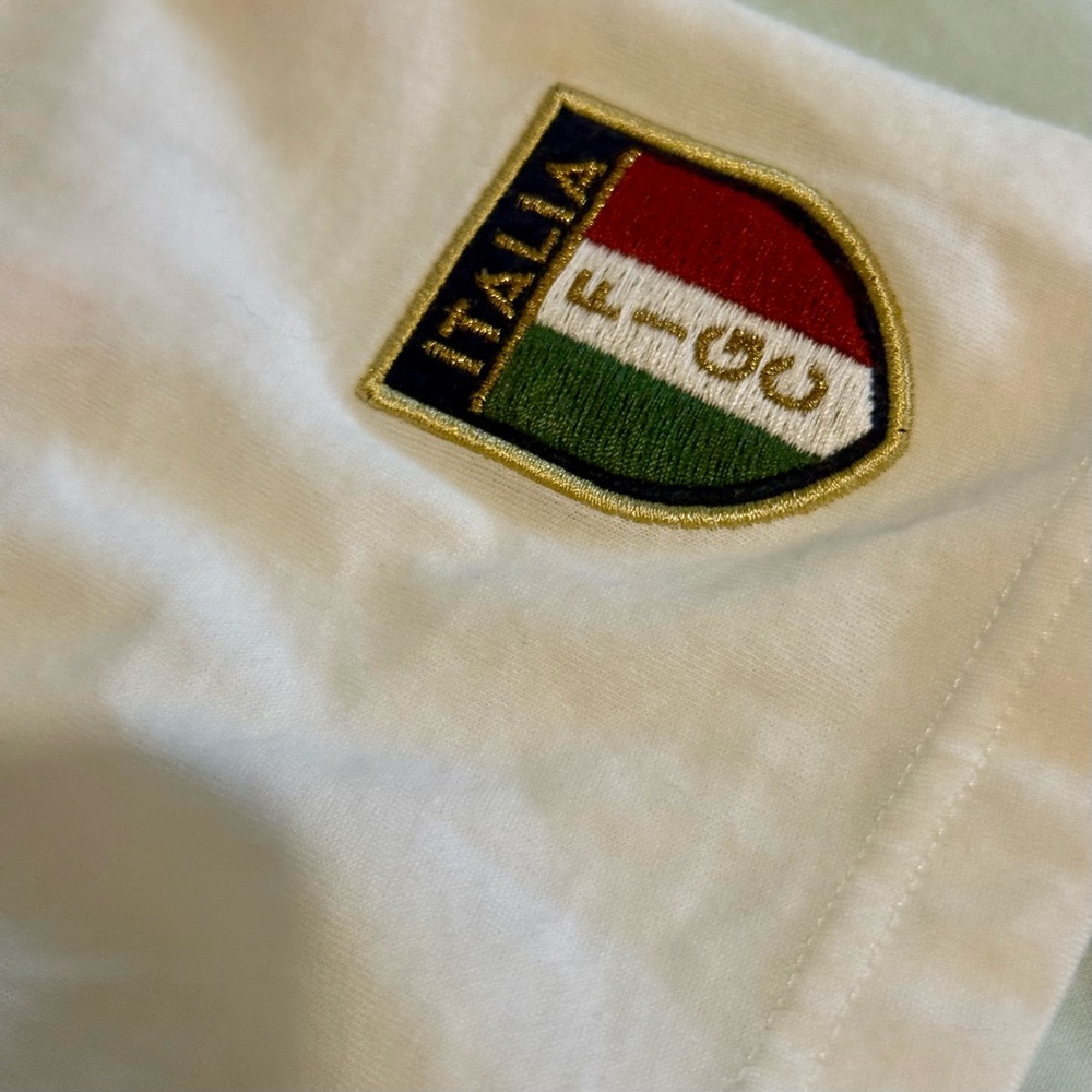 Puma Italia Graphic Tee – White/Pomegranate – Size S – NWT - Picture 4 of 9